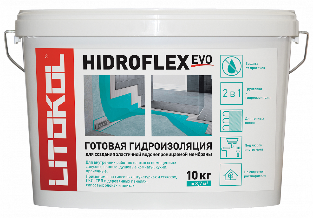 Водная дисперсия синтетических смол Гидроизоляция HIDROFLEX (арт ...
