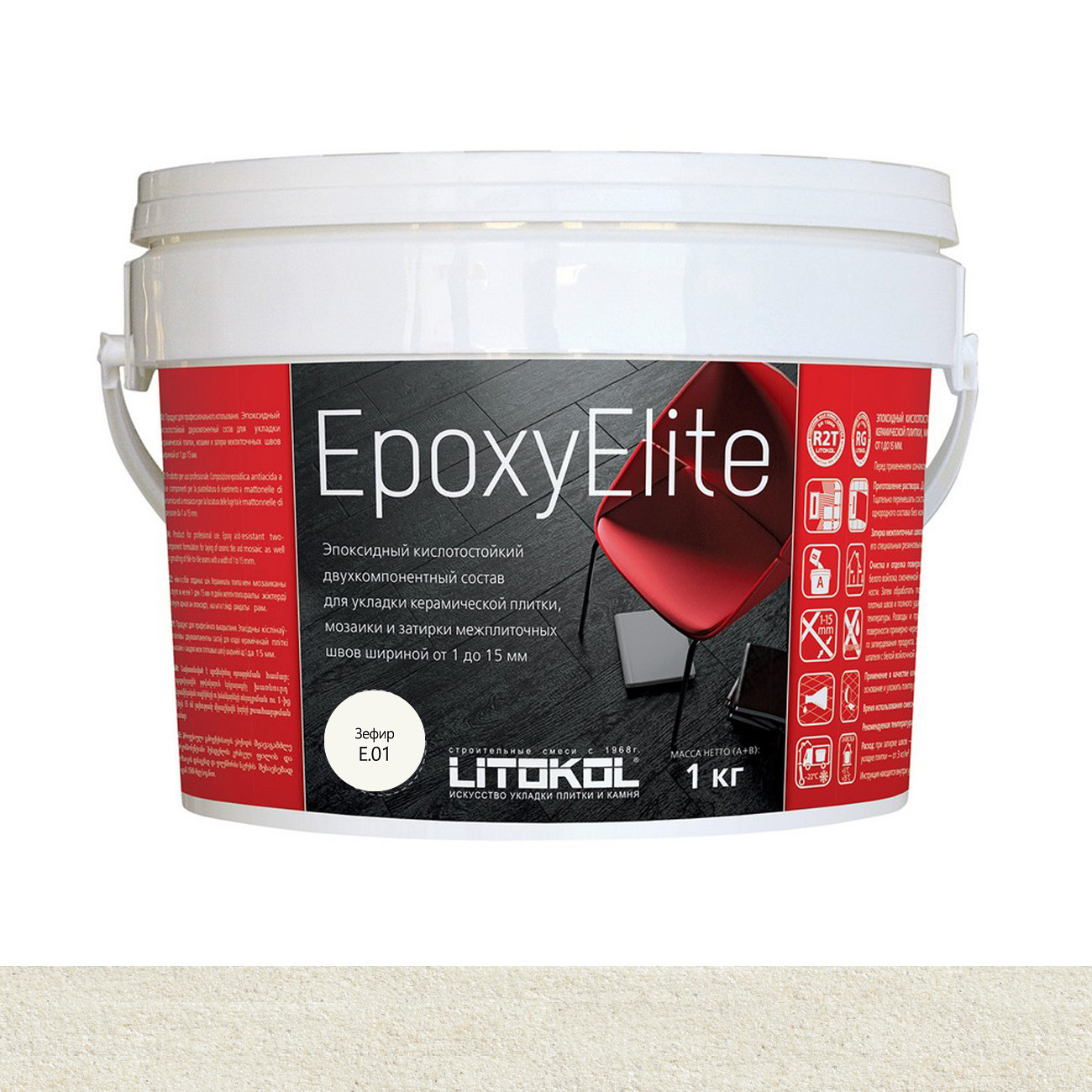  Затирка EPOXYELITE (зефир, белоснежный, арт. 110277) Купить .